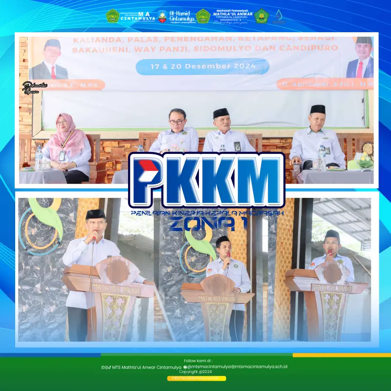 Penilaian Kinerja Kepala Madrasah (PKKM) Tahun 2024 Zona 1