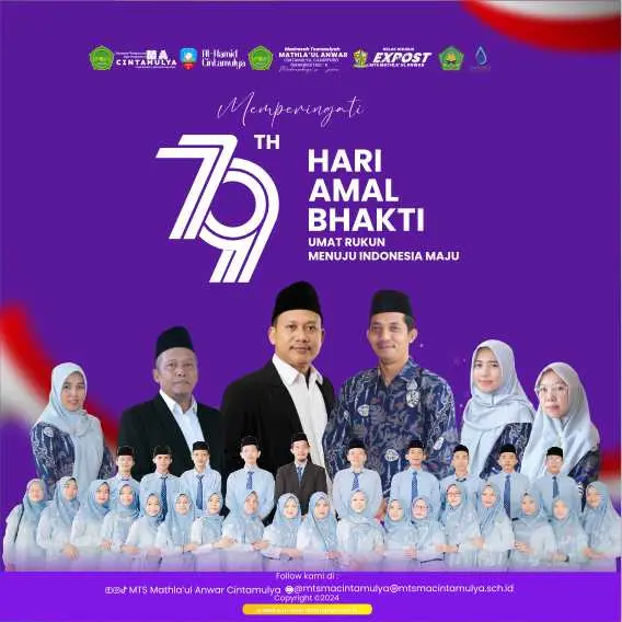 Peringatan Hari Amal Bakti Yang Ke 79 Dengan Tema "Umat Rukun Menuju Indonesia Emas"